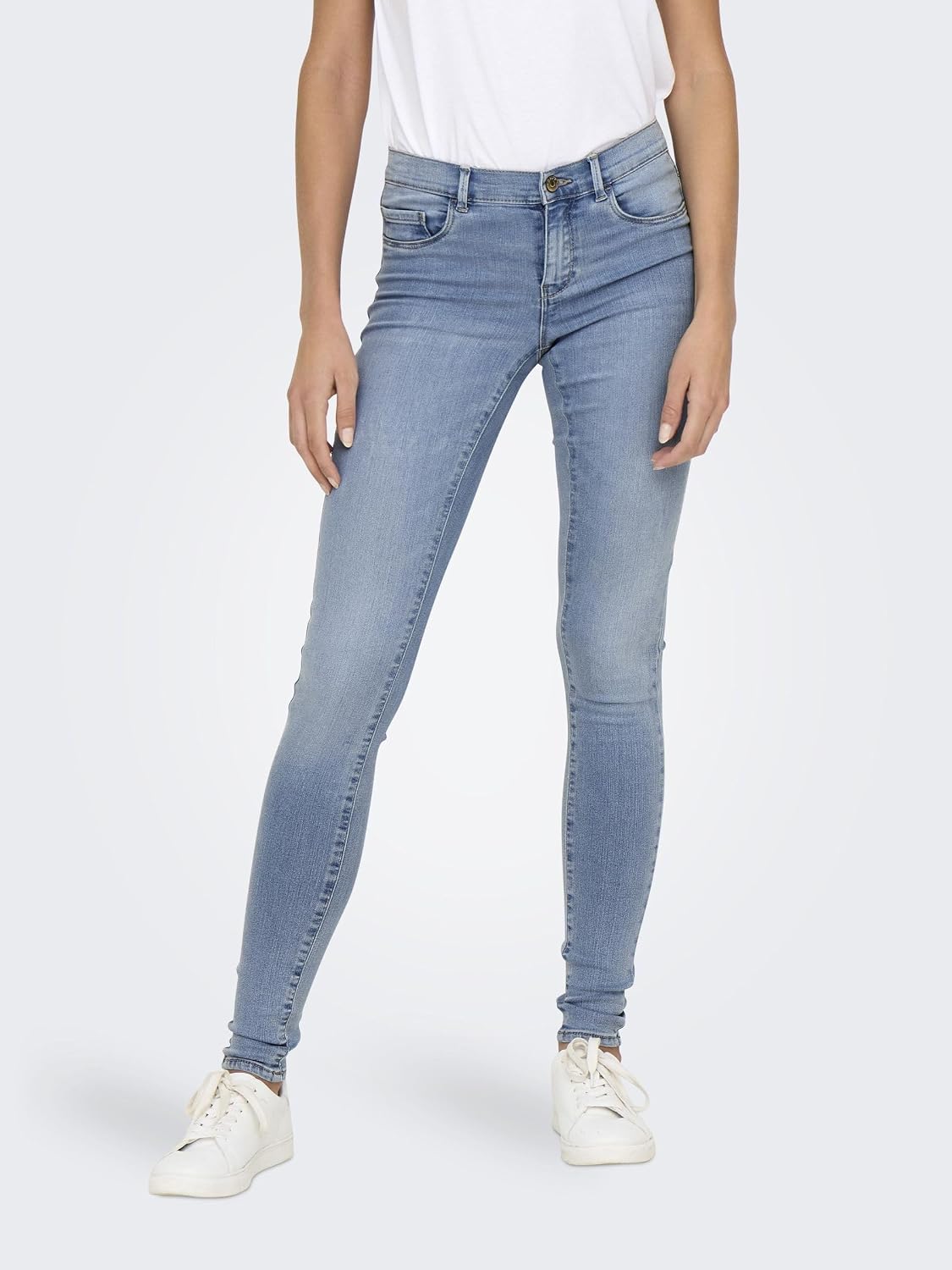 Thumbnail 1 de ONLY ONLRAIN REG Skinny DNM NOOS Damenjeans blau – figurbetont für Streetwear & Alltag