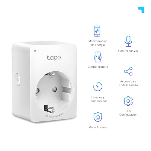 Detalle 2 de Tapo P110: Mini Enchufe Inteligente Wi‑Fi con Monitoreo de Energía