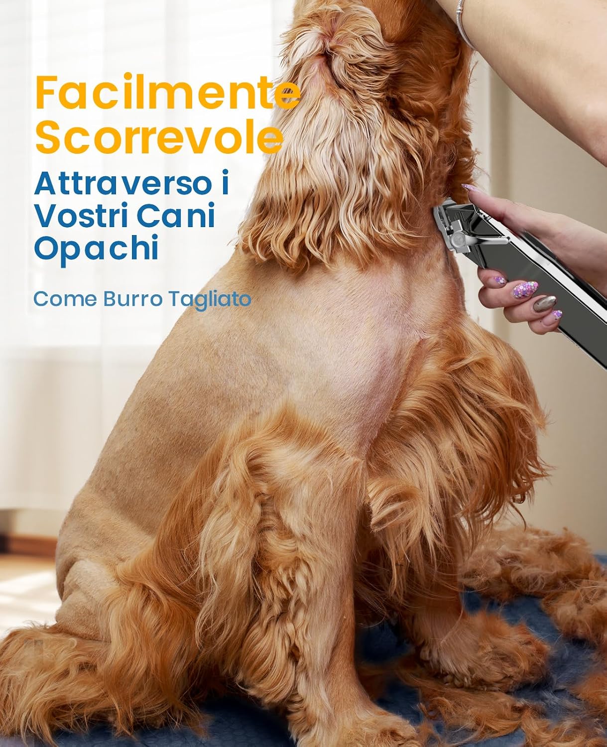 Detalle 2 de Oneisall Toelettatore per cani ricaricabile impermeabile