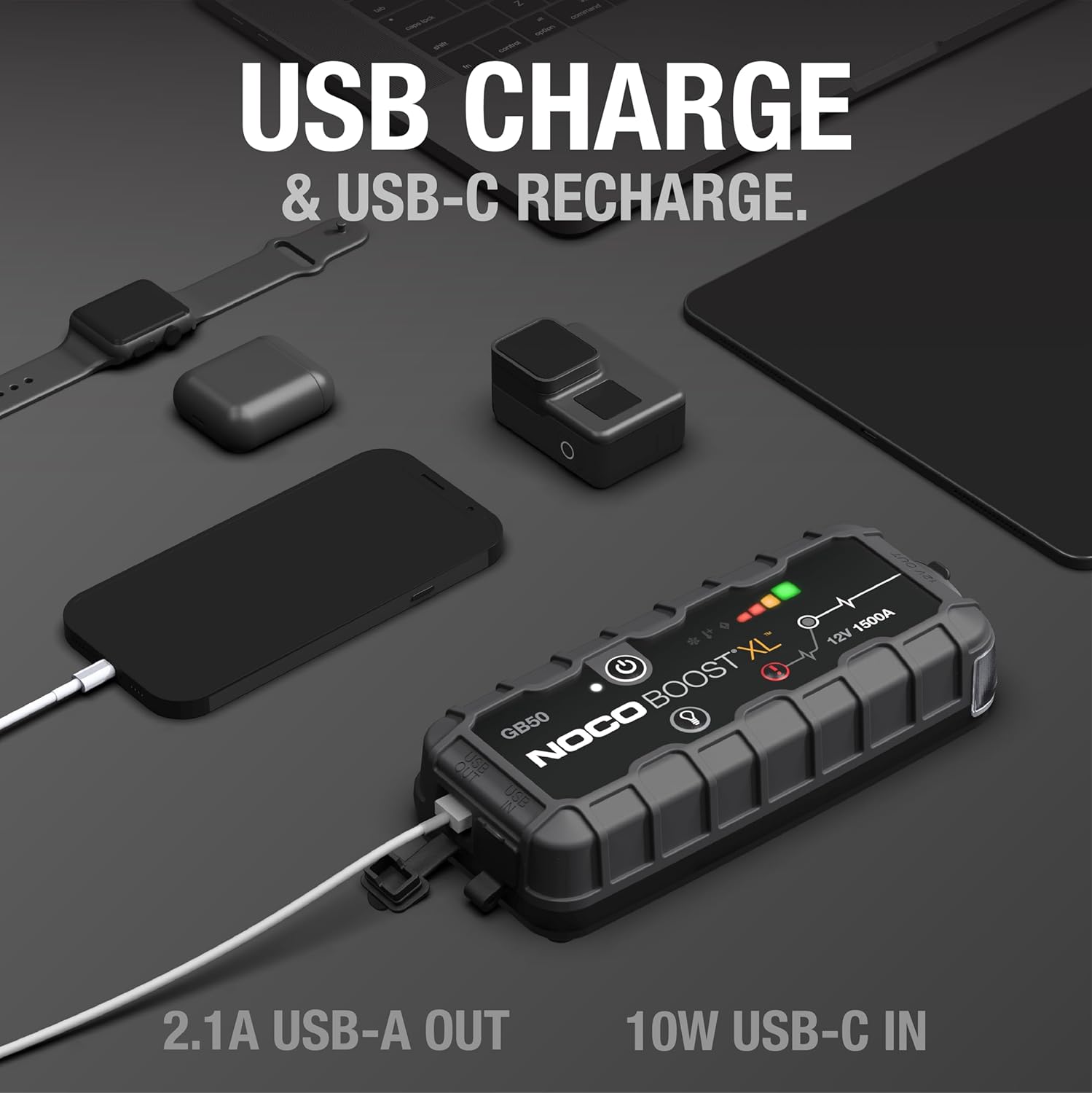 Detalle 2 de NOCO Boost GB50 booster batterie 1500A
