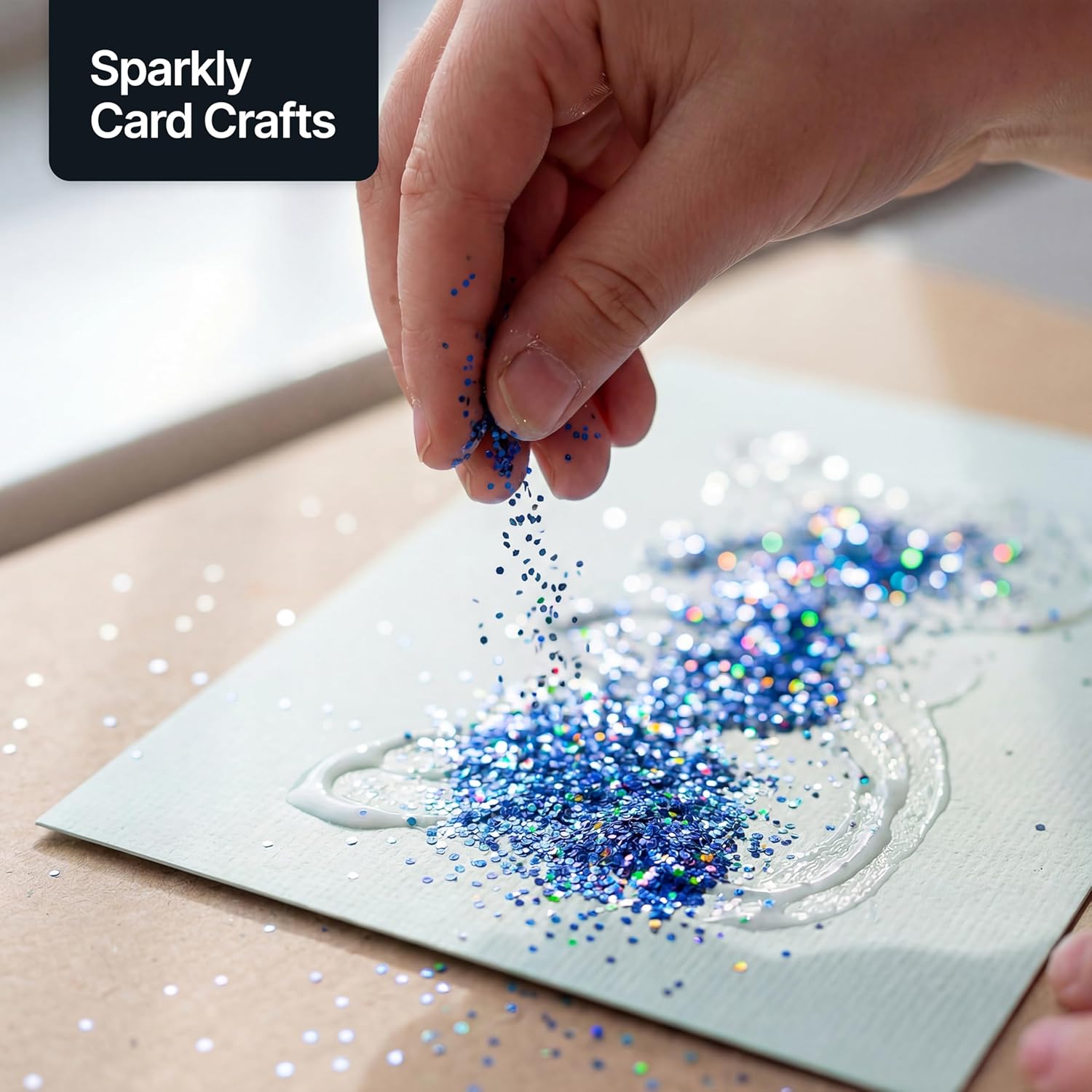 Detalle 2 de Craft Glitter Sapphire Blue, 100g
