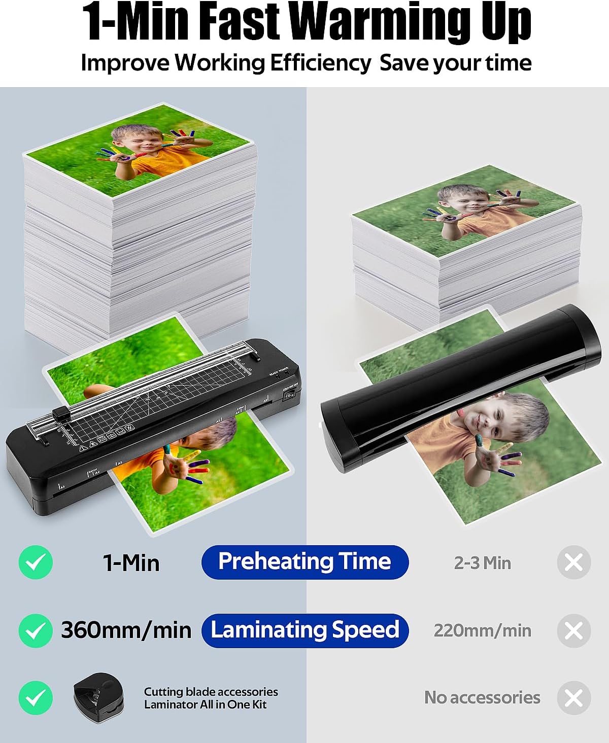Detalle 2 de A3 Laminator with Built-in Trim