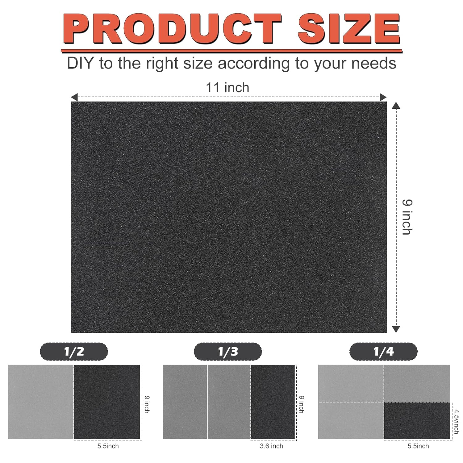 Detalle 2 de BMOTL Wet Sanding Paper 9 x 11-Inch, 2000-Grit Silicon Carbide Sheets