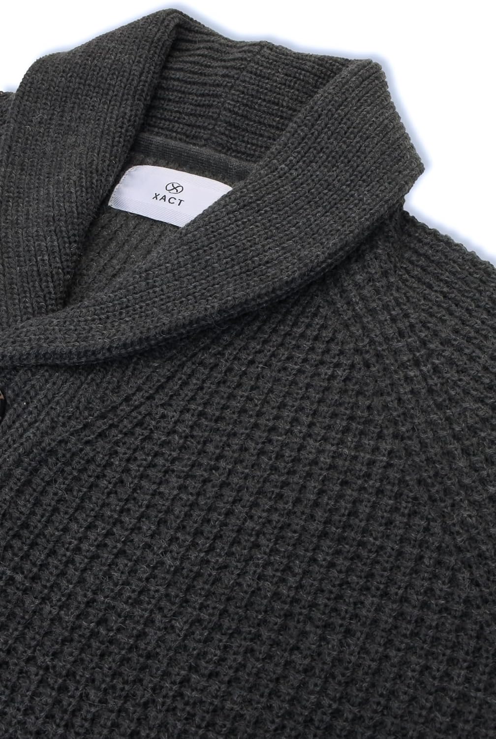 Thumbnail 4 de Xact Men’s Cable Shawl Neck Cardigan (Xact Mens Cable Shawl Neck Cardigan)