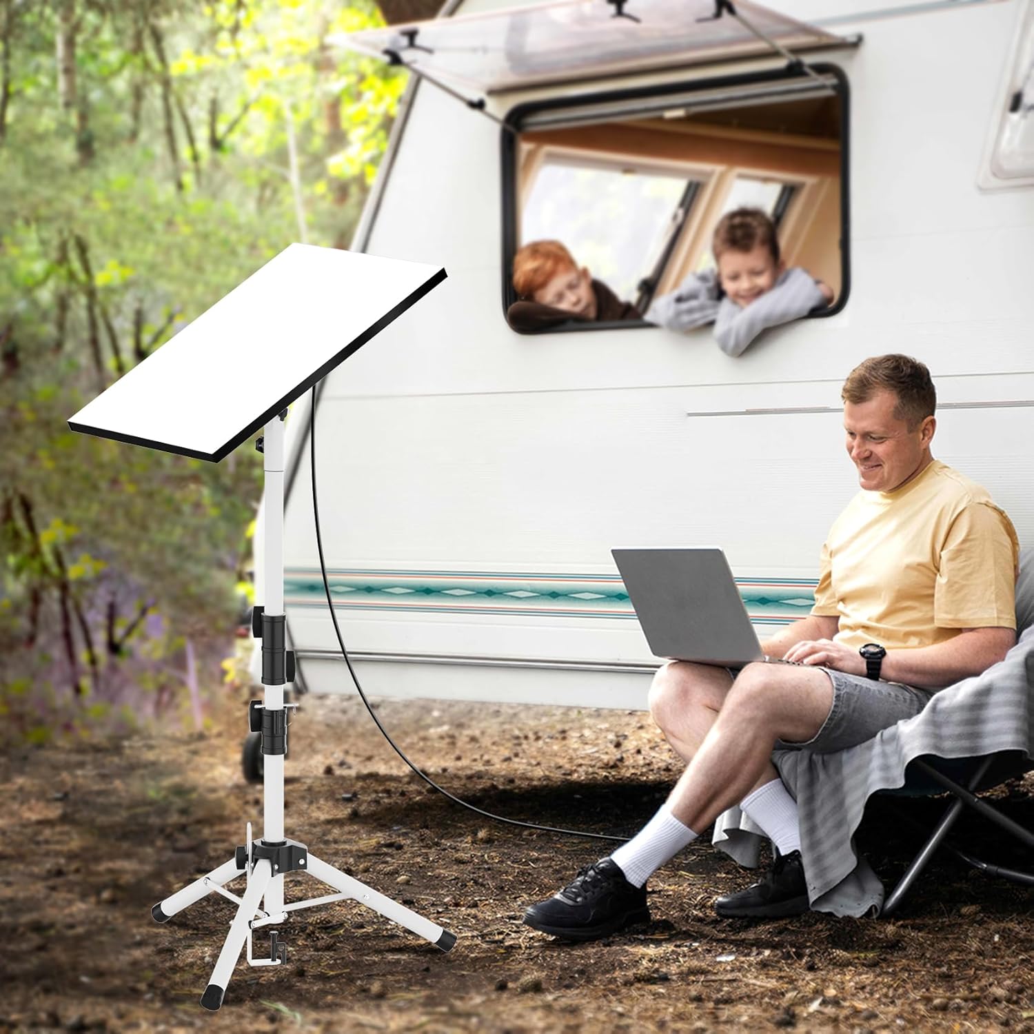 Thumbnail 3 de Futrue-Wolker Starlink Gen 3 Halterung für Stativ (Standard) – verstellbar für Camping & Wohnmobil