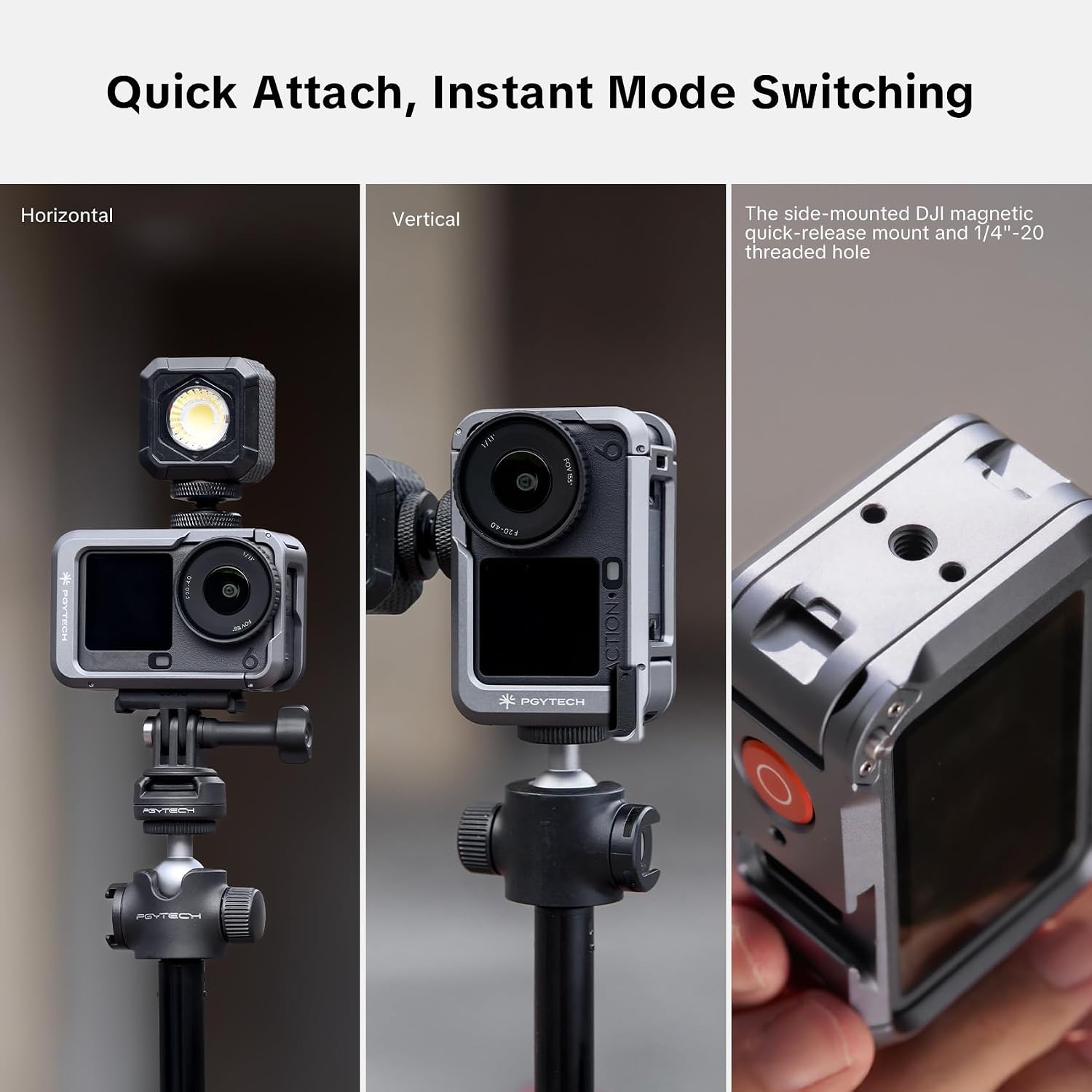 Thumbnail 3 de PGYTECH Gabbia per DJI Osmo Action 6 76g