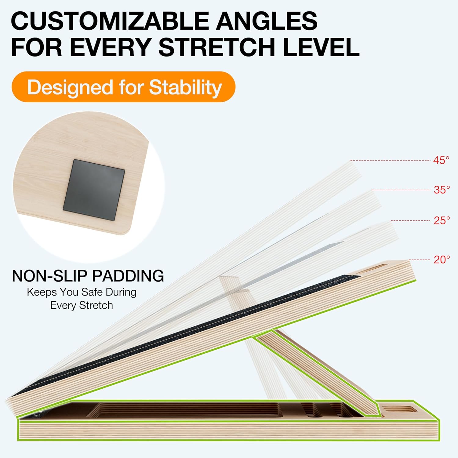 Detalle 2 de TEMI Slant Board for Calf-Stretching ⚙
