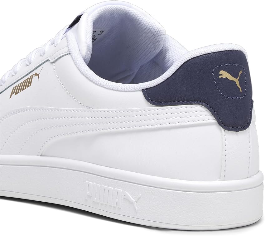 Detalle de PUMA Smash 3.0 Zapatillas 37 EU, White Navy Gold