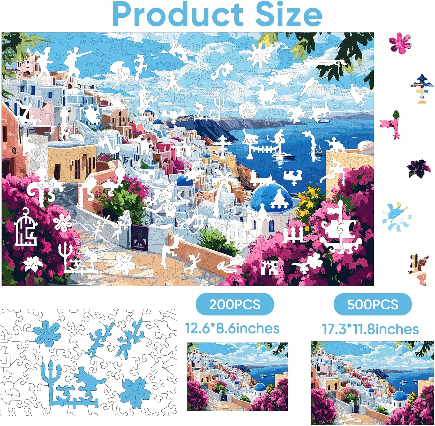 Detalle de Mys wooden puzzle, 500 pieces