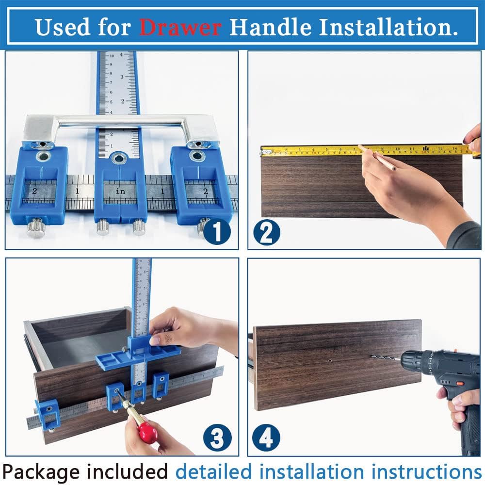 Detalle de King&Charles Cabinet Hardware Jig, 16-Inch
