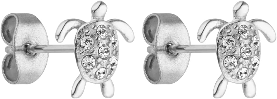 Detalle de PURELEI White Turtle orecchini 9x8 mm