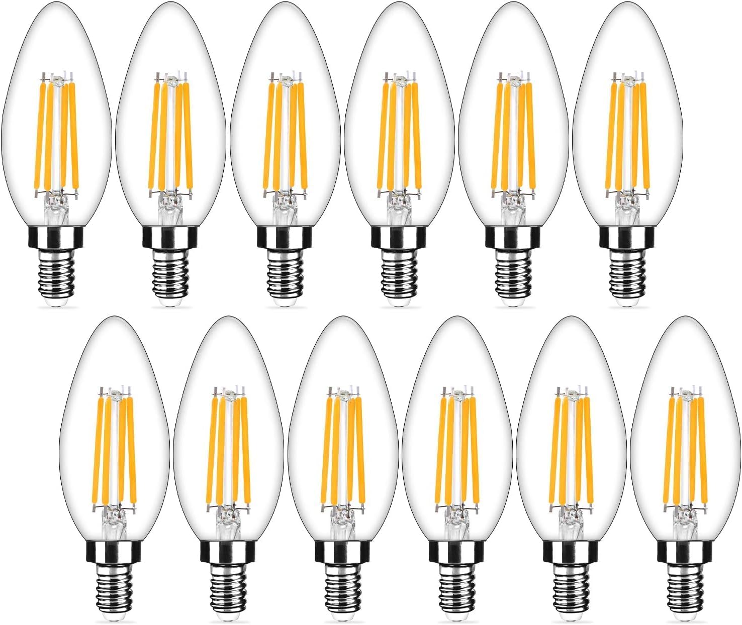 Detalle de Yochoice E12 LED Candelabra Bulbs, 12-Pack
