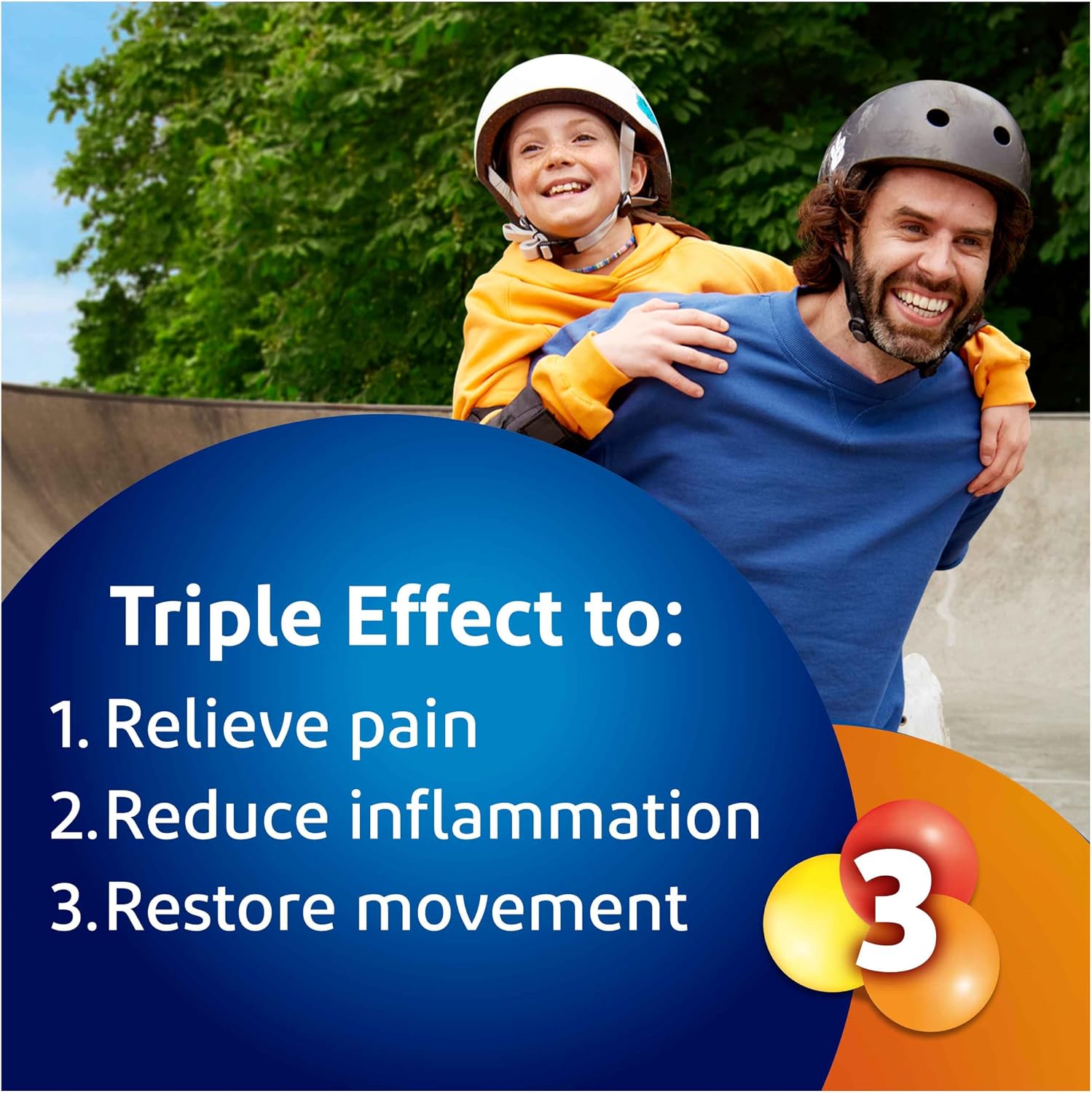 Detalle 1 de Voltarol Joint & Back Pain Relief 2.32% Gel with Diclofenac – Max Strength, 50 g