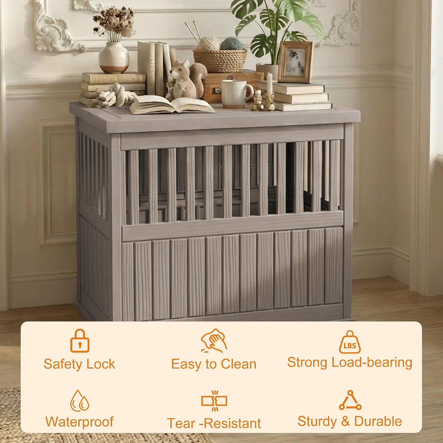 Detalle de EFU Dog Crate Furniture, 43-Inch
