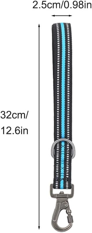 Thumbnail 3 de Short Dog Leash, No Pull Nylon Traffic Lead with Padded Handle for Training Control Large/Medium Dogs