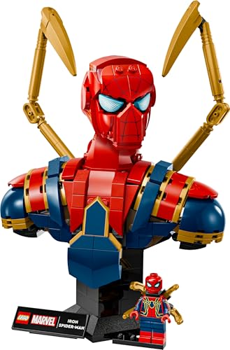 Thumbnail 9 de LEGO Marvel Iron Spider-Man Bust 76326 – Display Model for Adults