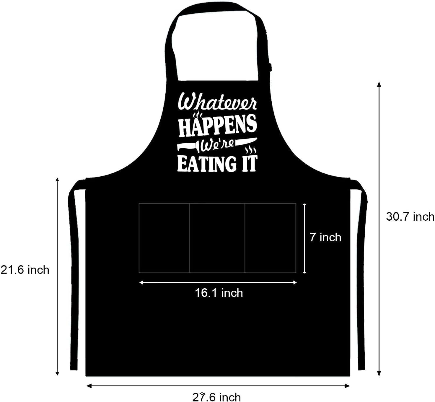 Detalle de Funny Husband Apron for Grilling and Cooking, with 3 Pockets