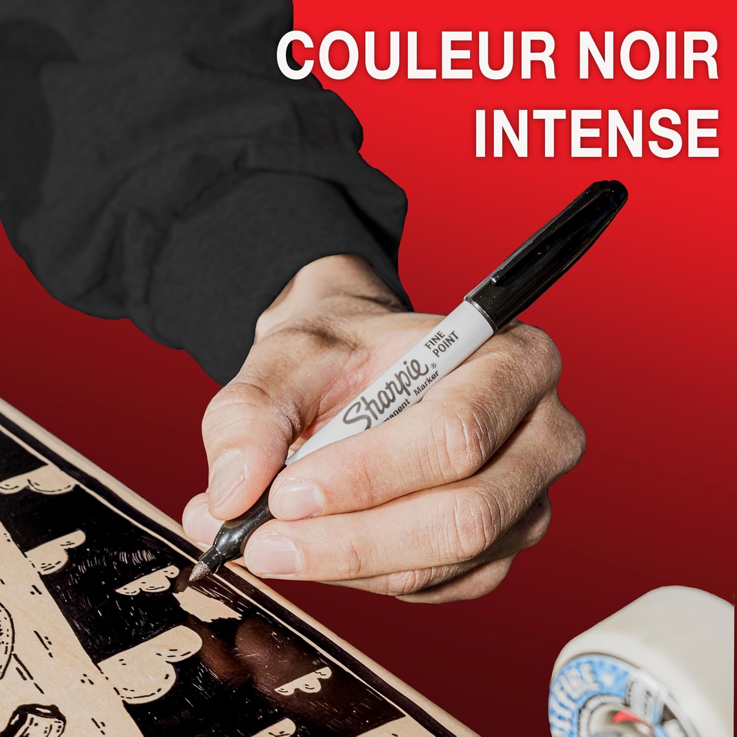 Thumbnail 2 de Sharpie marqueurs indélébiles Boîte de 12 ✏️