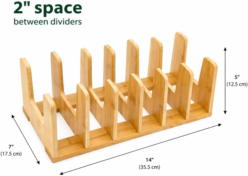 Detalle 2 de PIPOREA Kitchen Cabinet Organizer in Bamboo