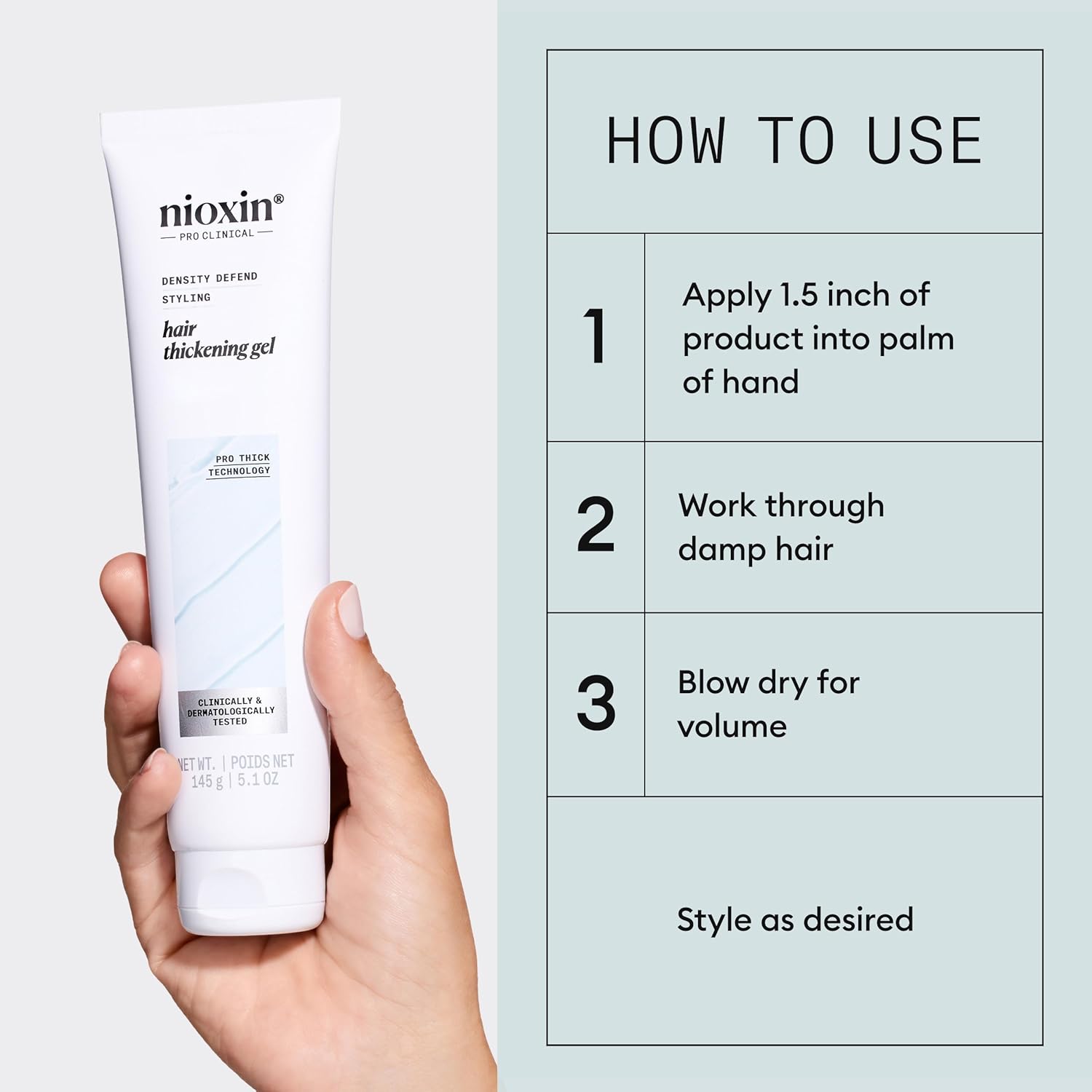 Thumbnail 4 de Nioxin Density Defend Strong Hold Volume Hair Spray (300ml) for Medium to Coarse Hair