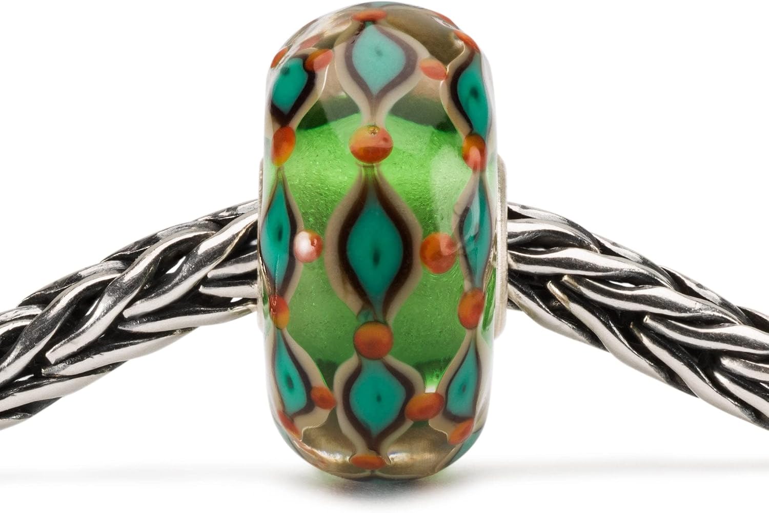 Detalle de Trollbeads Rasen grün TGLBE-20134