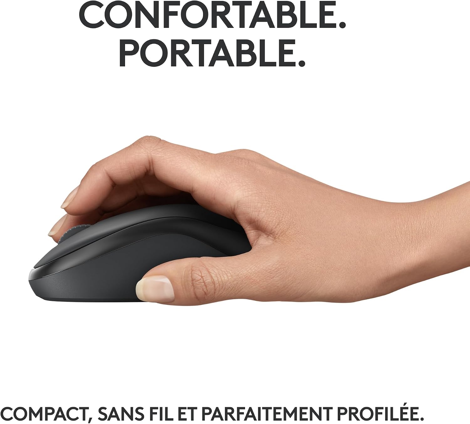 Detalle de Logitech M240 Souris Bluetooth sans Fil, Compacte — silence et simplicité pour un confort au quotidien
