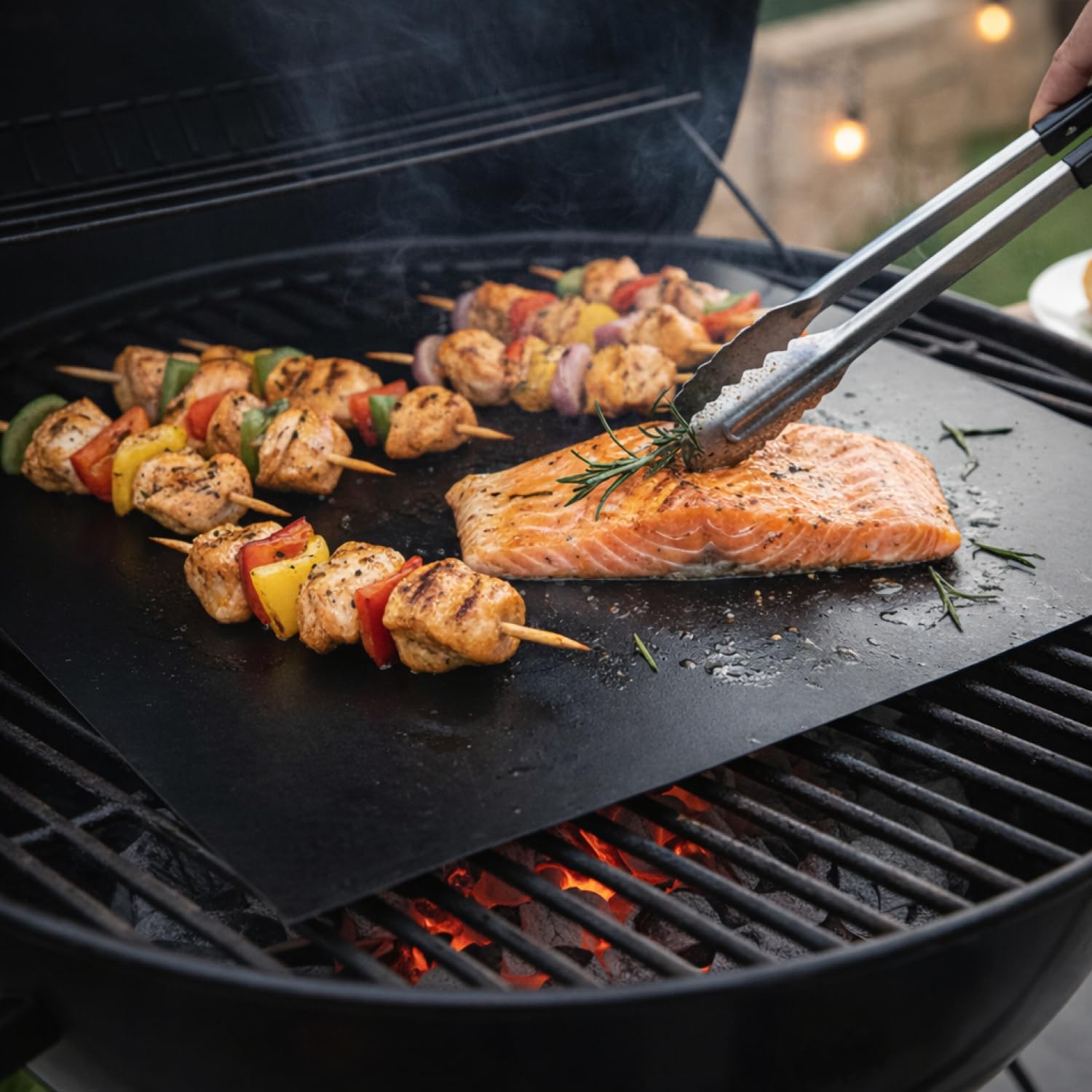 Detalle de COM-FOUR 4X tappetino per barbecue 42x32 cm