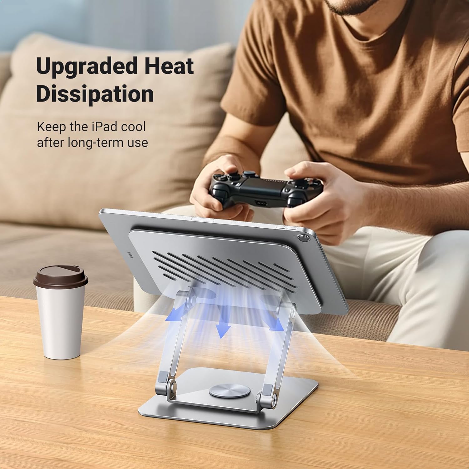 Thumbnail 3 de UGREEN iPad Stand 360° Rotating Foldable 13"