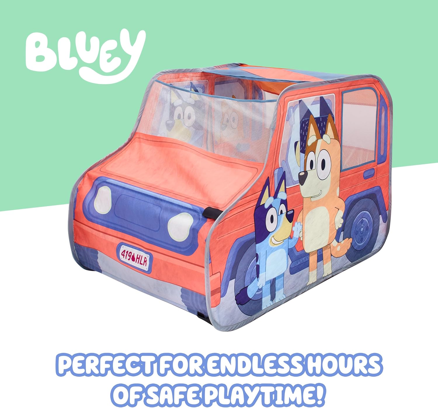 Detalle de Bluey Heeler 13181 - Tenda da gioco pop-up 4WD Family