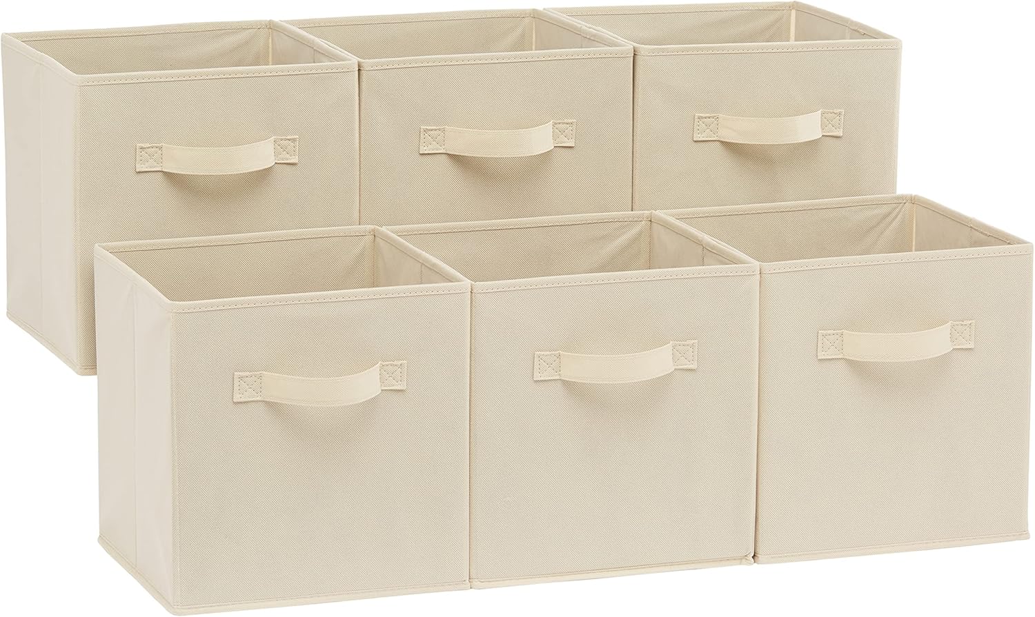 Detalle de Amazon Basics Lot de 6 cubes de rangement