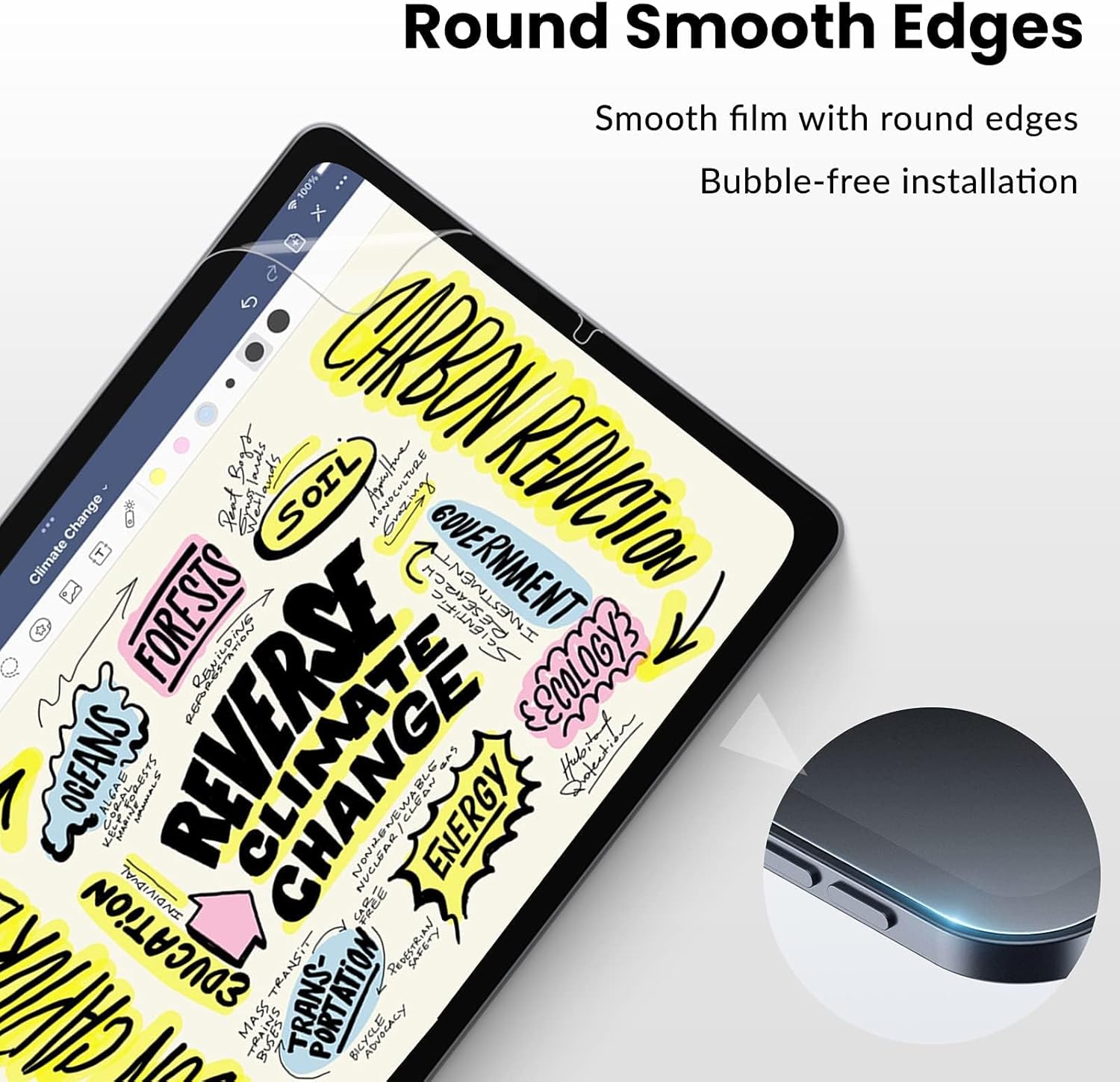 Thumbnail 5 de XIRON Paperfeel Schutzfolie (2er-Set) für iPad mini 6 2021 & A17 Pro – 8,3 Zoll, Anti-Glare & matte „wie Papier“-Schreibfolie