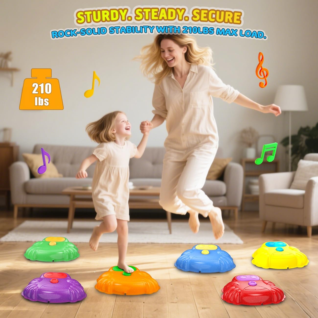 Detalle de TERRAMUS Light up Sound Stones 6PCS Crab