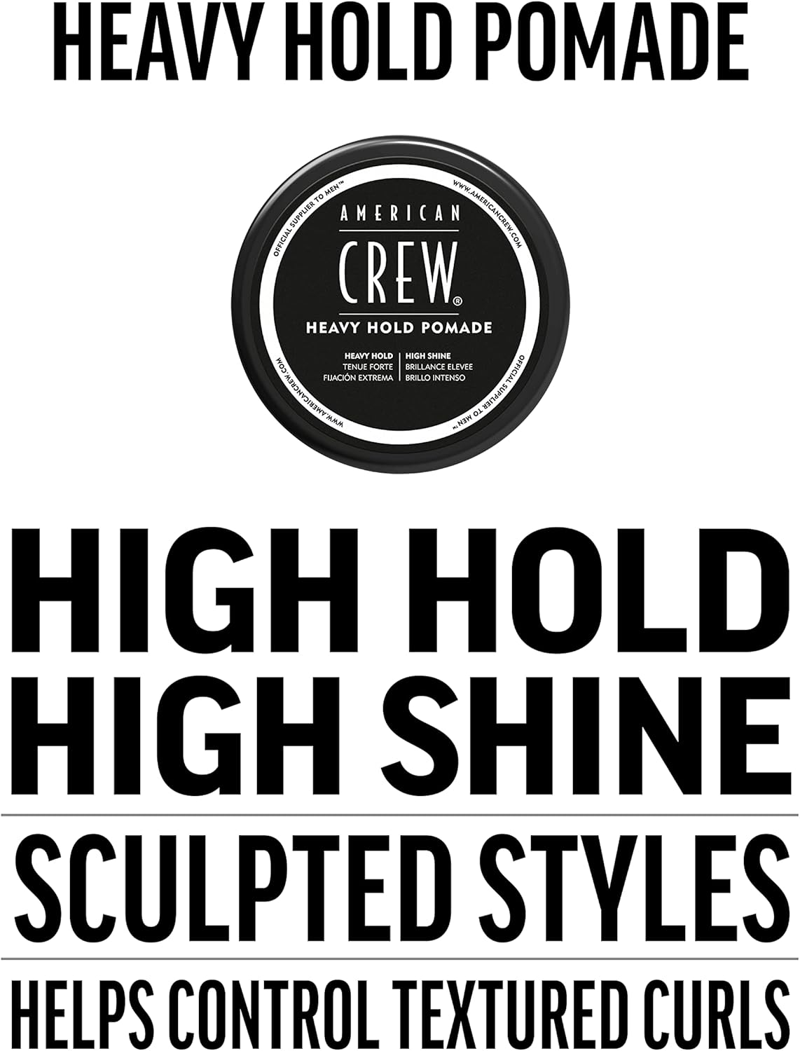 Detalle de Heavy Hold Pomade 85g for smooth styles