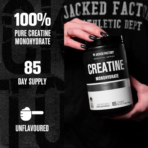 Detalle 2 de Jacked Factory Creatine Monohydrate 425g – 85 Servings, Unflavoured