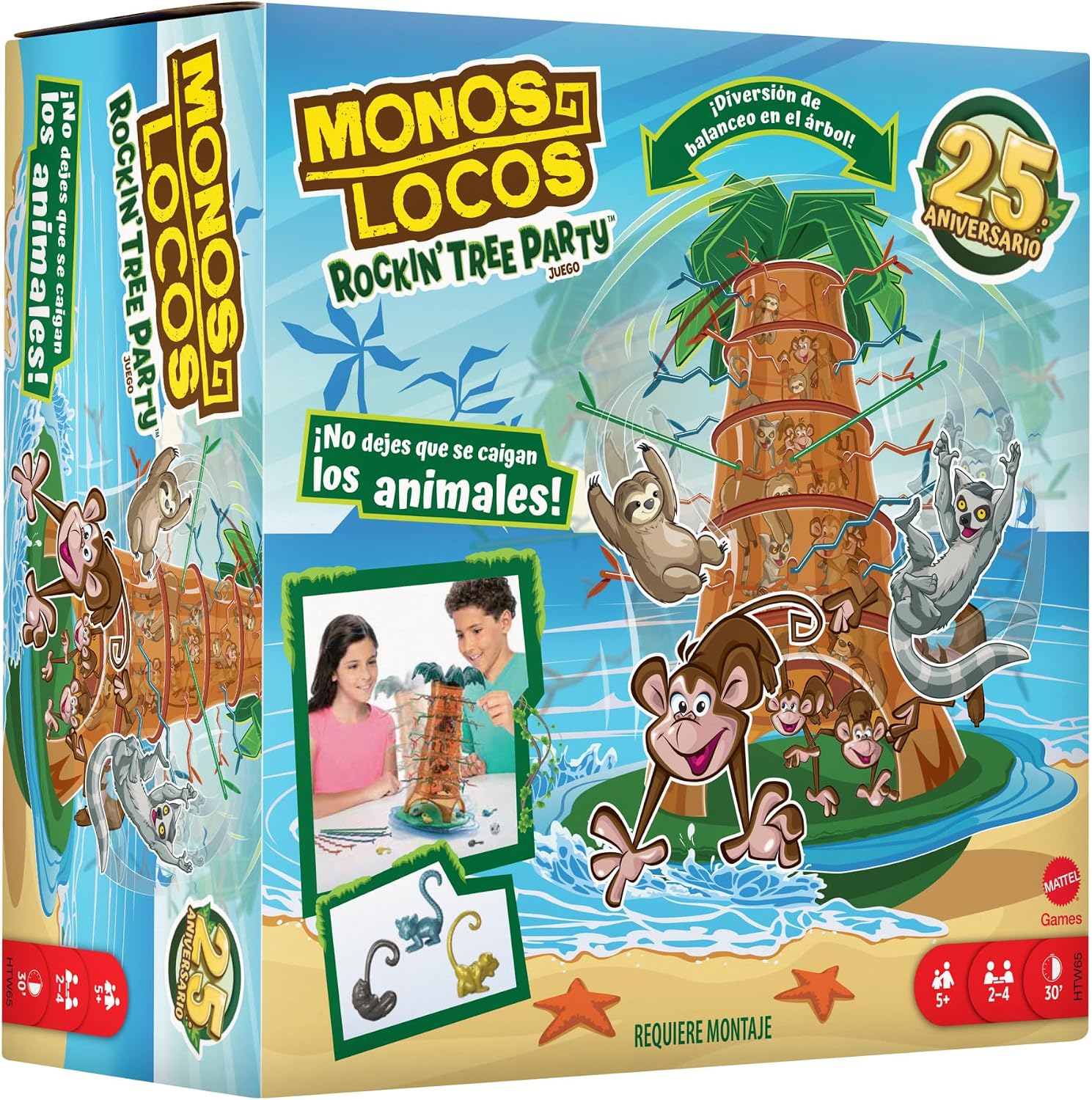 Thumbnail 6 de Mattel Games Monos Locos: Diversión en juegos de mesa 🐒
