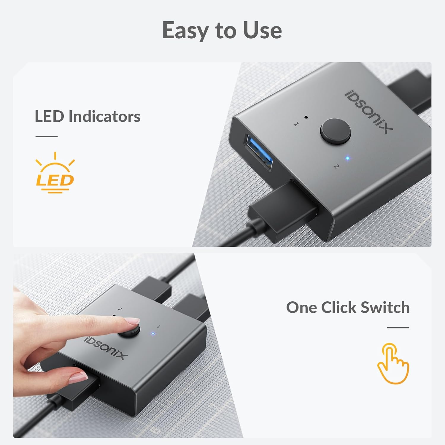 Thumbnail 6 de iDsonix USB 3.0 Switch 5 Gbps
