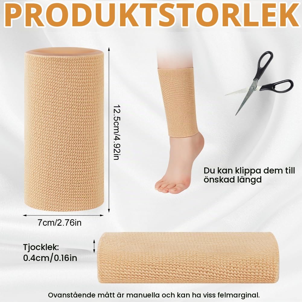 Detalle 2 de Fefod 5476465 ankelskydd med gelkuddar för skridskoåkning