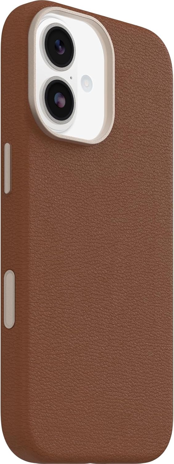 Thumbnail 3 de OtterBox Symmetry Series Cactus Leather MagSafe per iPhone 17, custodia sottile Marrone