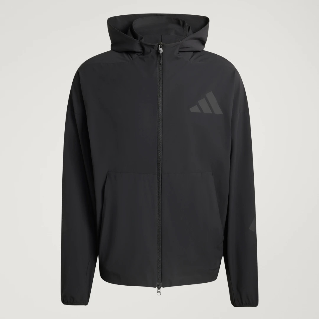 Detalle 2 de Adidas Z.N.E. Chaqueta Deportiva de Tejido Técnico – Negro