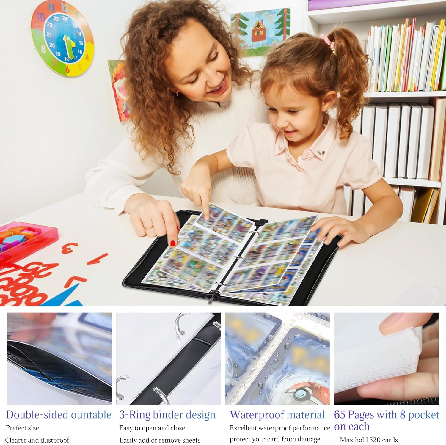 Thumbnail 5 de Sammelalbum B9 50 Seiten für Sammelkarten 📚