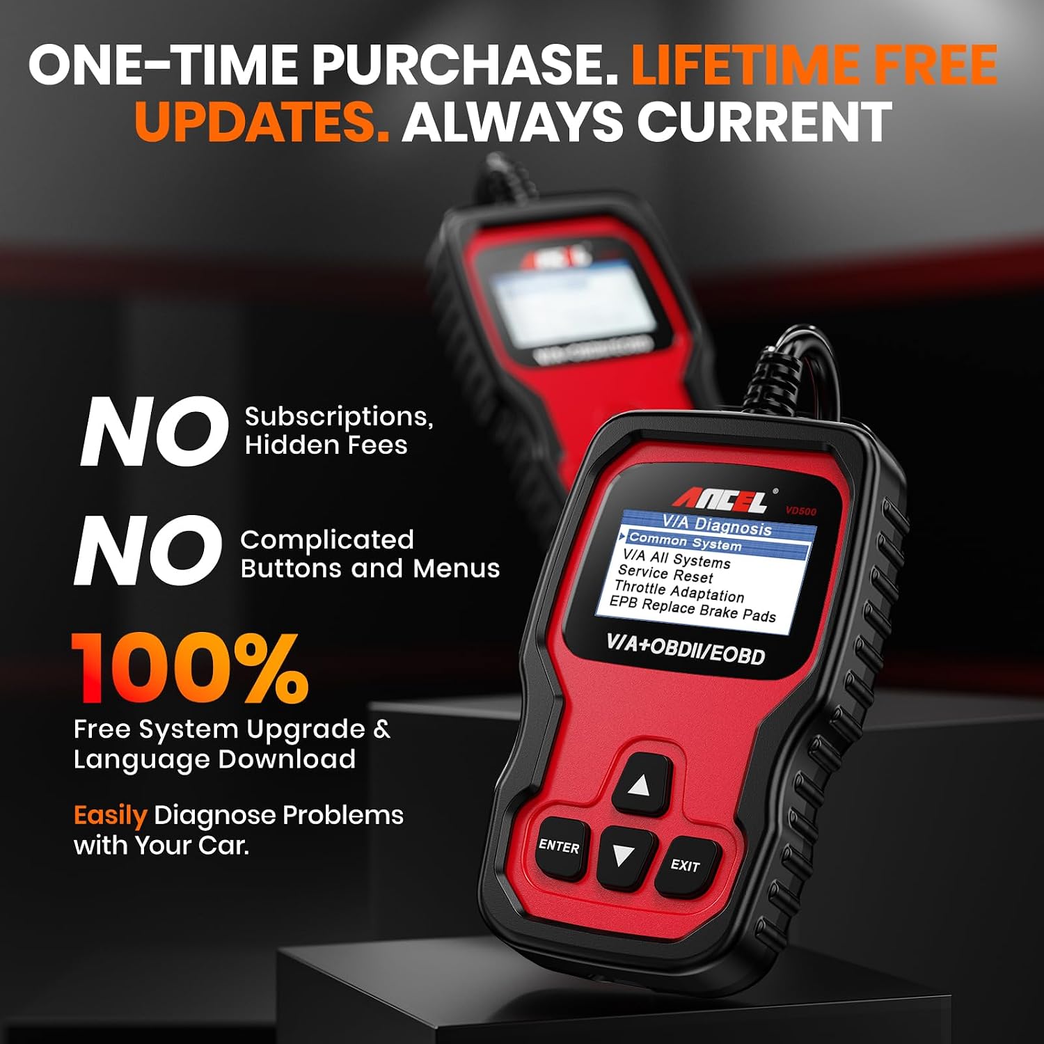 Thumbnail 3 de ANCEL VD500 OBD2 Scanner for VW/Audi