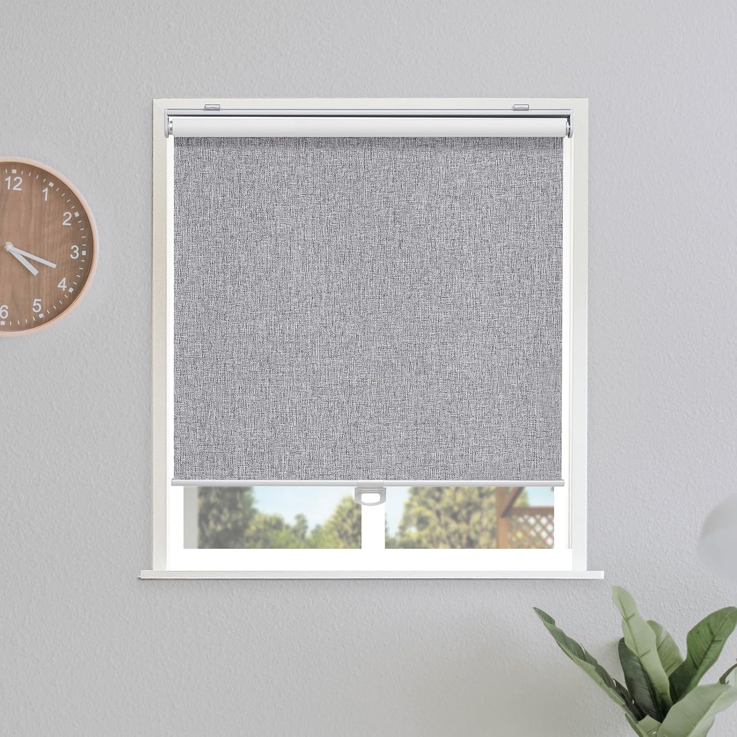 Thumbnail 6 de Sunoff 100% Blackout Cordless Roller Shades (28" W x 72" H) for Windows & French Doors