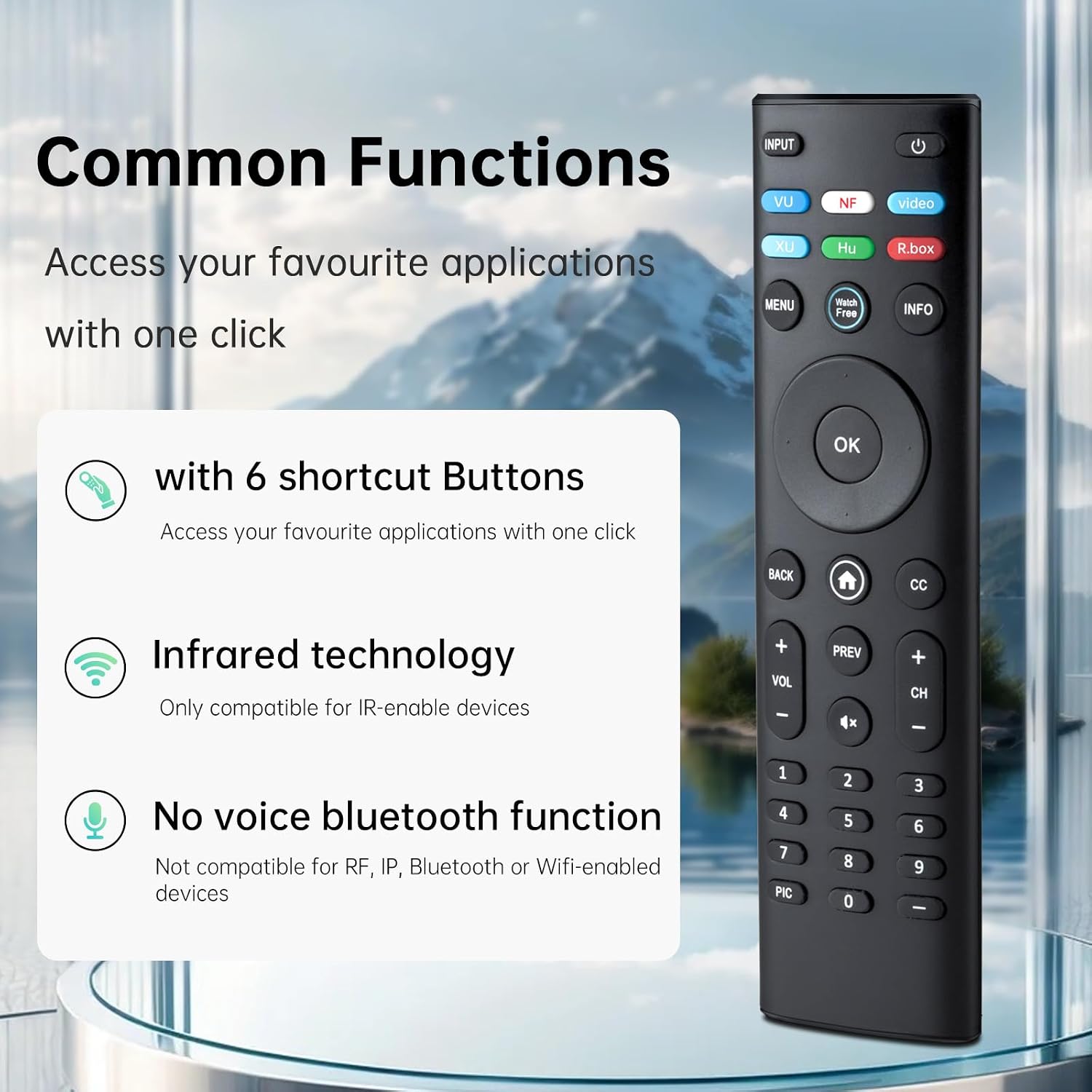 Detalle de Luyeper Replacement TV Remote, XRT140