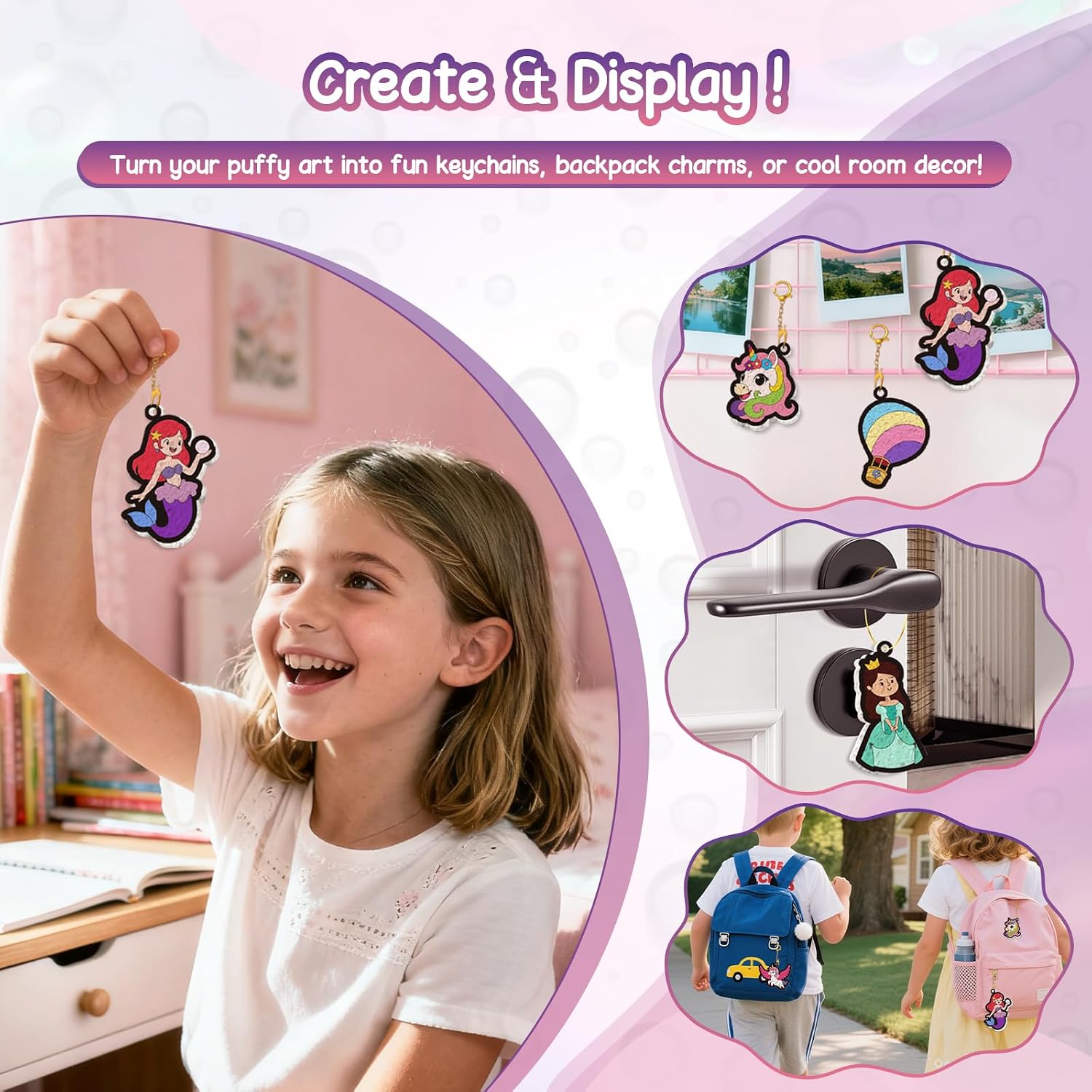 Thumbnail 2 de ZHFEIIRU 3D Art Kit Aqua Puffs Princesses