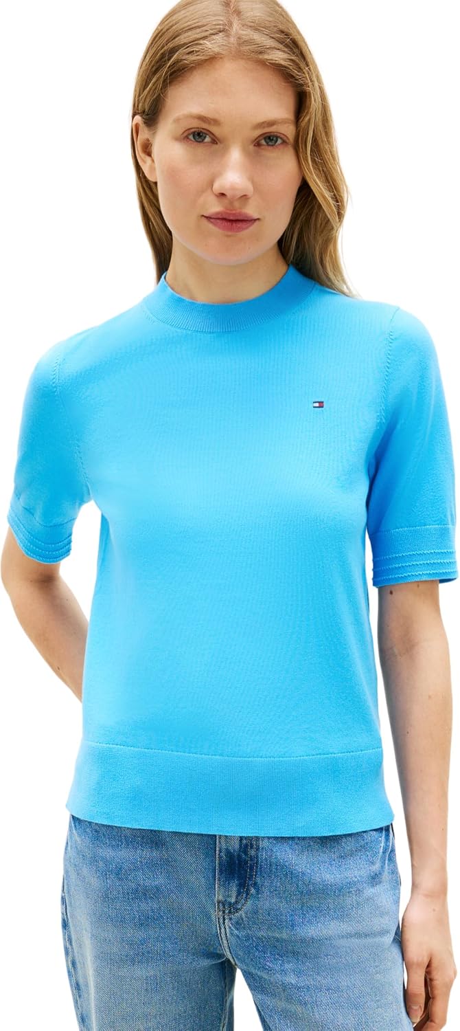 Detalle de Tommy Hilfiger Co Jersey fine GG Donna