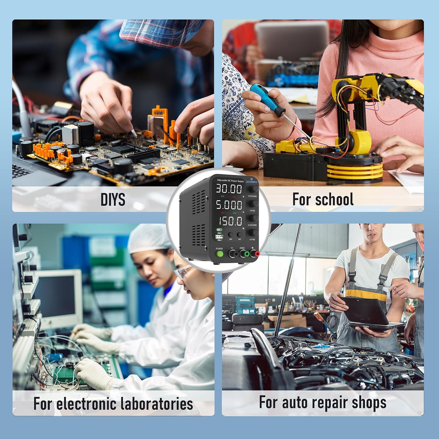 Thumbnail 5 de Jesverty SPS-3005V Variable DC Power Supply