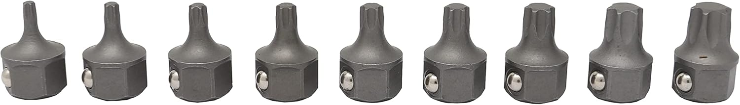 Detalle de CTA Tools 5058 9 Pc. Stubby Torx Bit Set