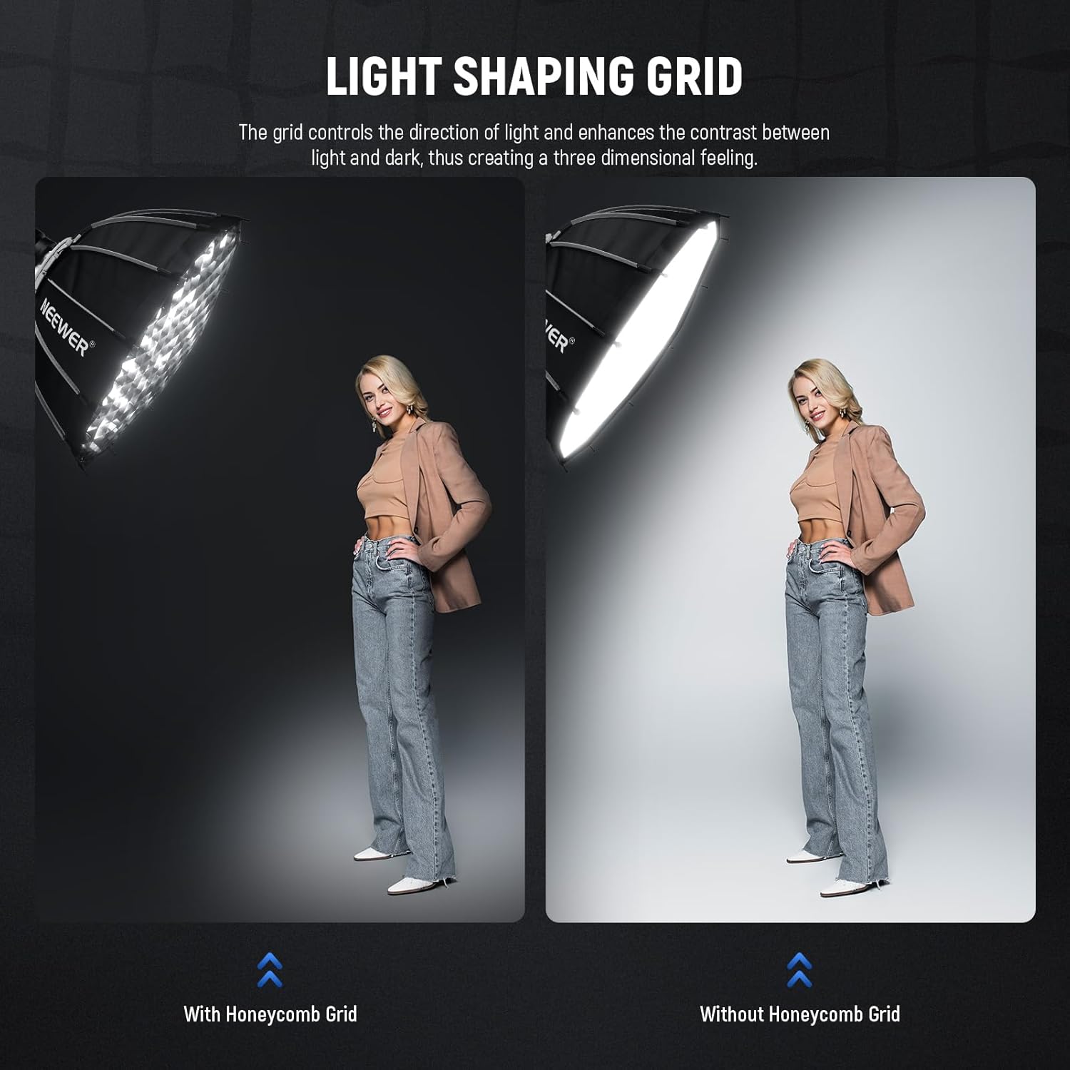 Thumbnail 4 de NEEWER 65cm Parabolische Softbox Bowens Mount