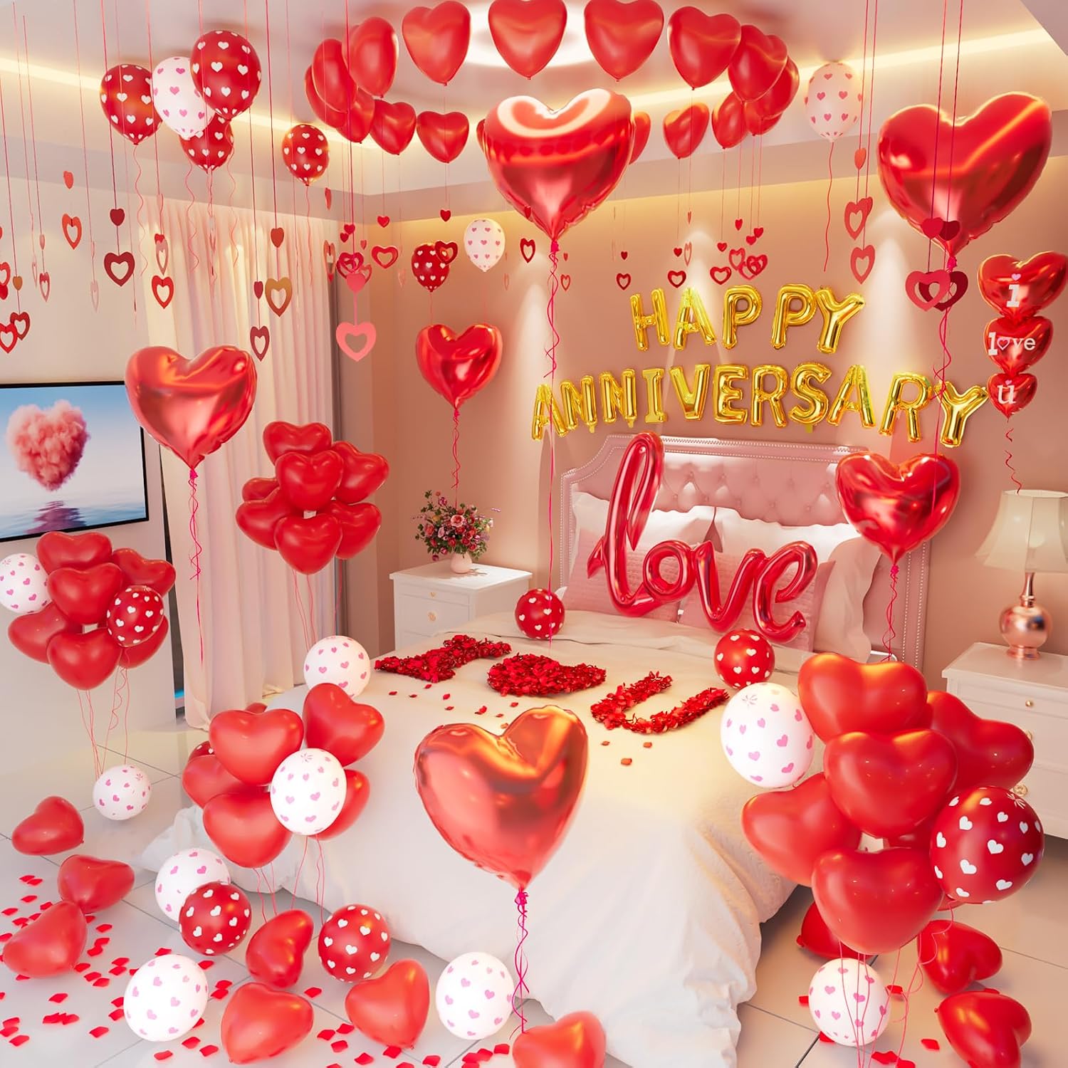 Thumbnail 6 de 190Pcs Rainbow Disco Balloon Garland Arch Kit