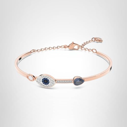 Detalle 1 de Brazalete Symbolica de Swarovski: Ojo turco azul con acabado mixto